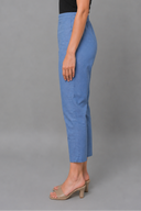 Sea Blue Cotton Pleated Co-ord Set (set of 2)