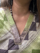 Olive Tassar Silk Sameera Dress
