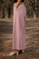 Red Stripe Cotton Pants