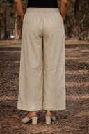 Yellow Stripe Cotton Pants