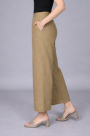 Mud Brown Handloom Cotton Antifit Co-ord Set (set of 2)