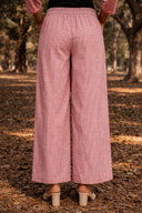 Red Stripe Cotton Pants