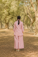 Red Striped Relaxed Cotton Co-ord Set (set of 2)