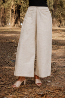 Yellow Striped Relaxed Cotton Co-ord Set (set of 2)