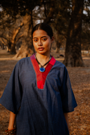 Indigo Handloom Cotton Antifit Top