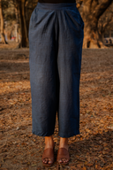 Indigo Handloom Cotton Antifit Co-ord Set (set of 2)