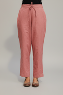 Dusty Pink Hand Embroidered Cotton Co-ord Set (set of 2)
