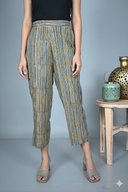 Zigzag Ajrakh Hand Block Printed Cotton Anti-Fit Co-ord Set (set of 2)