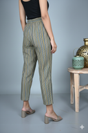Zigzag Ajrakh Hand Block Printed Cotton Anti-Fit Co-ord Set (set of 2)