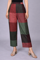 Red Handloom Cotton Co-ord Set (set of 2)