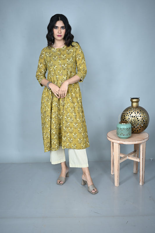 Ivory Ajrakh Pants