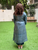 Indigo Tasar Silk Yamini Dress