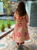 Beige Tassar Silk Aarushi Dress