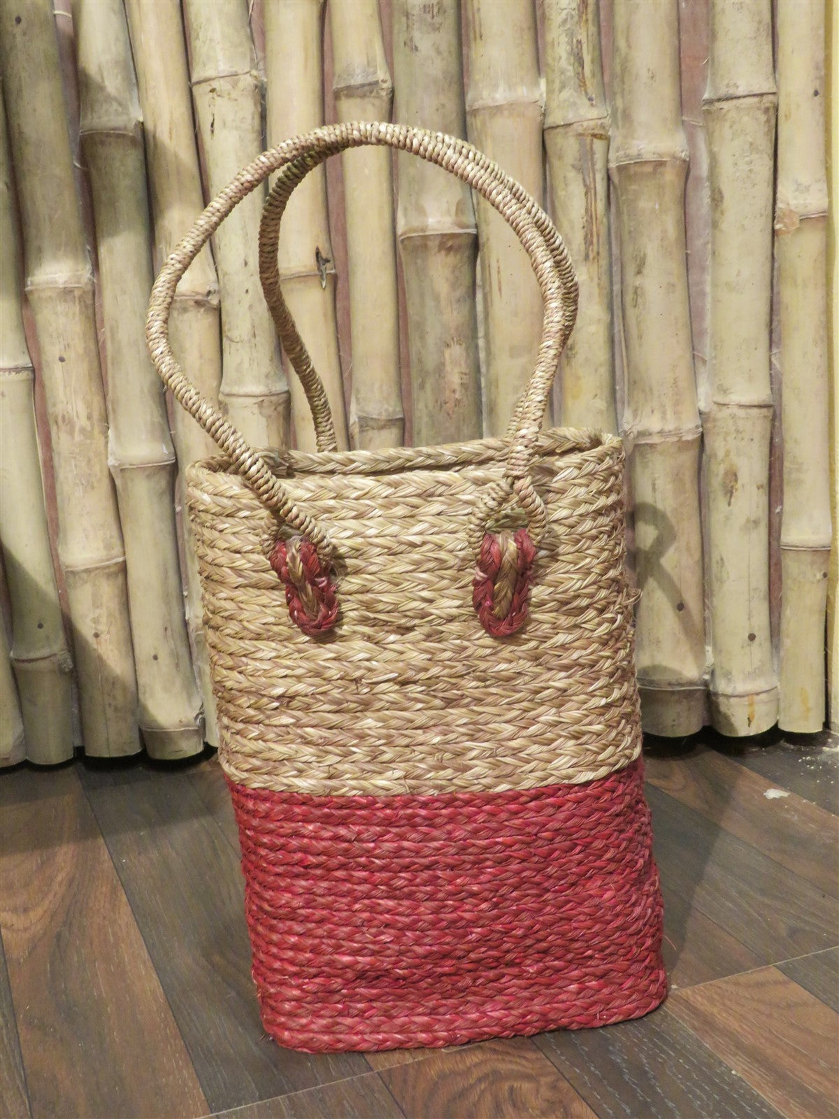 Handmade Sabai Grass Picnic Bag